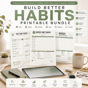 Lifebetic Home habits printable bundle 1